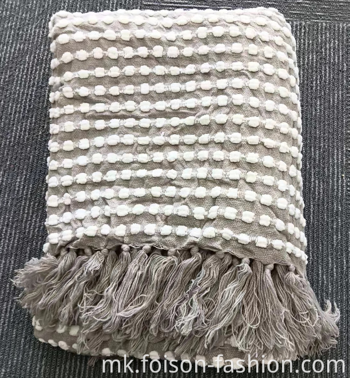Hot Sale Tassel Big Winter Knit Throw Blanket1